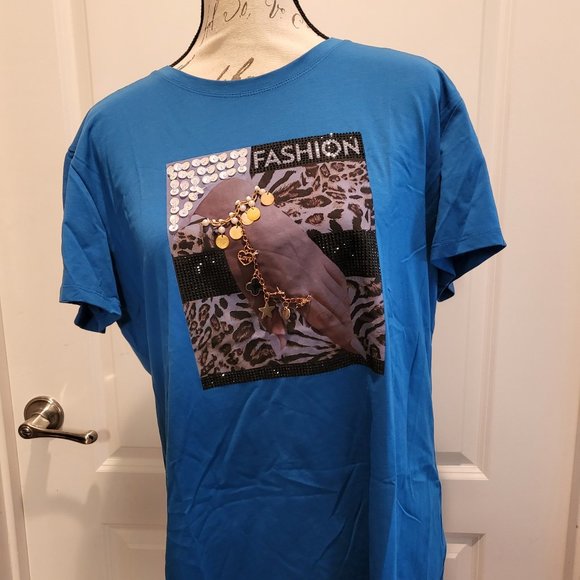 In2You Brand - Plus Sizes - Color Blue - Picture 1 of 3